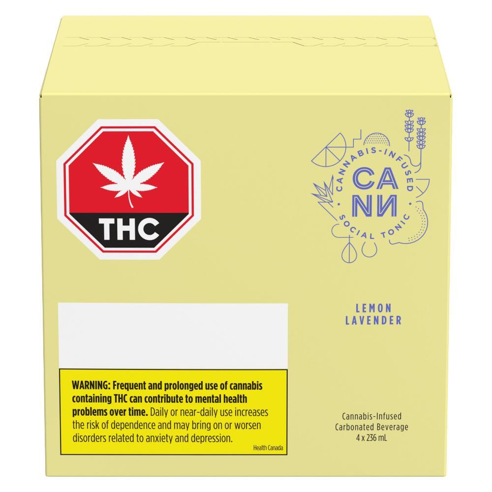 Buy Cann Lemon Lavender 4pk 2mg THC 4mg CBD Per Can Online Native