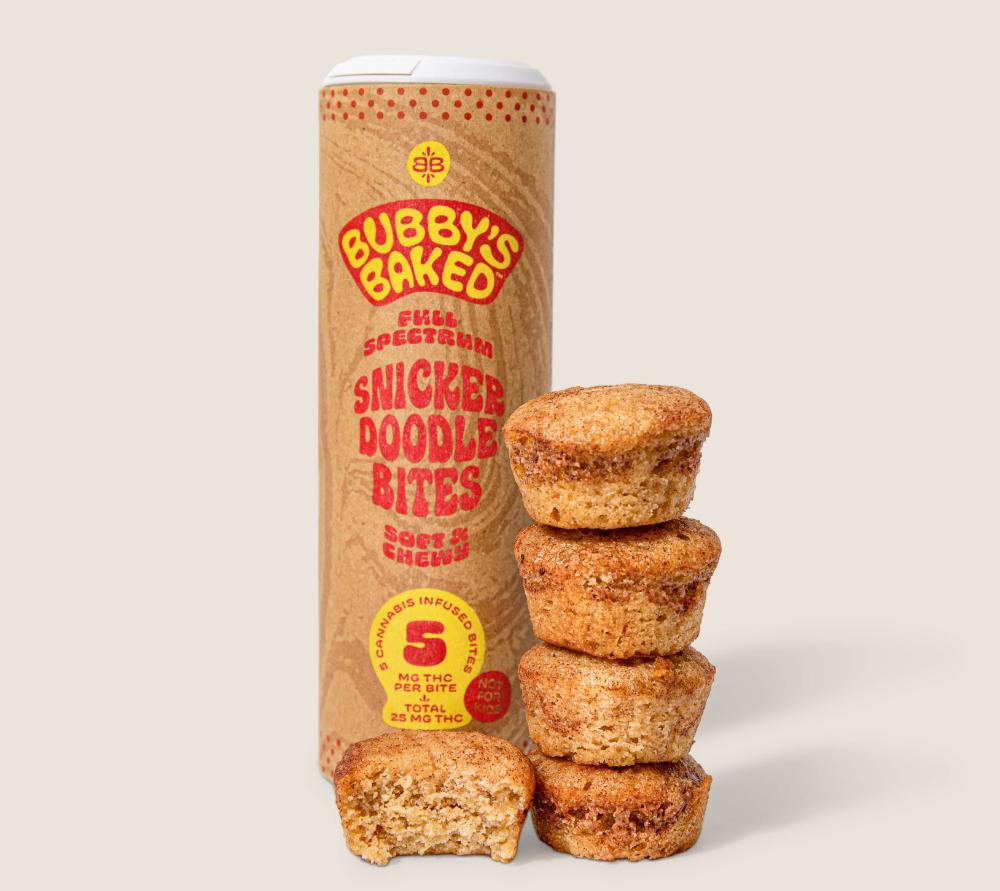 Buy Bubby's Baked Snickerdoodles [5pk] (25mg) Online - Native Sun Cannabis